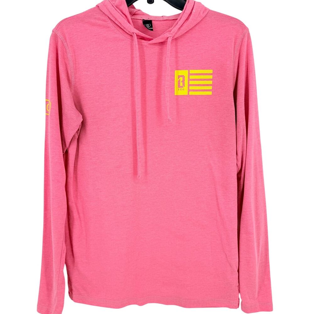 Baseball Lifestyle 101 BL101 Off Field Hoodie Shirt Mens Womens Size Small Pink